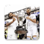 real madrid wallpapers, musics android application logo